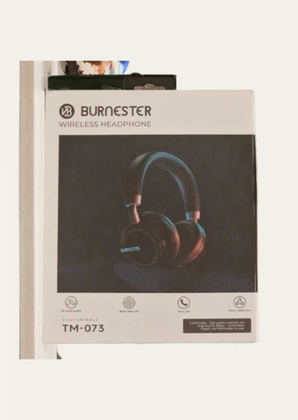 Burnester Wireless Headphones EarMuff Headset TM-073 Bluetooth New In Box