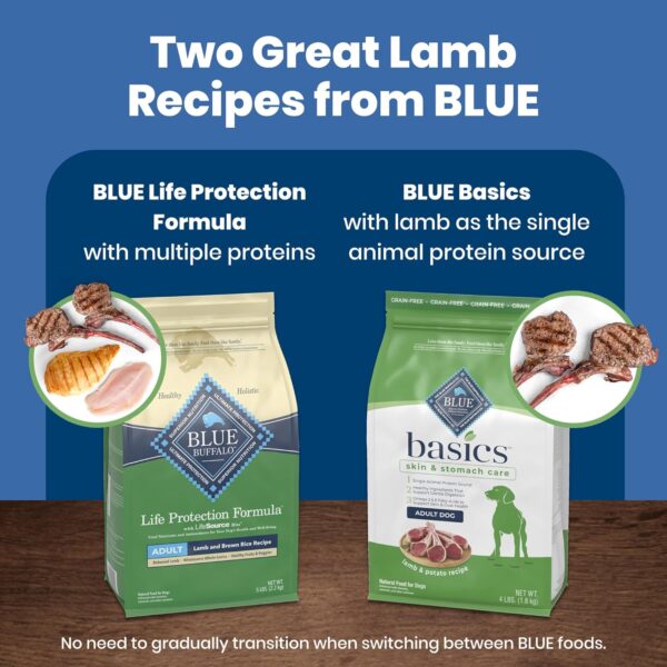 Blue Buffalo Adult Lamb and Brown Rice Dog Food - 30lb Bag - Image 3