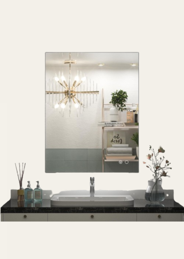 Keonjinn LED Bathroom Mirror with Lights 60 x 40 Inch