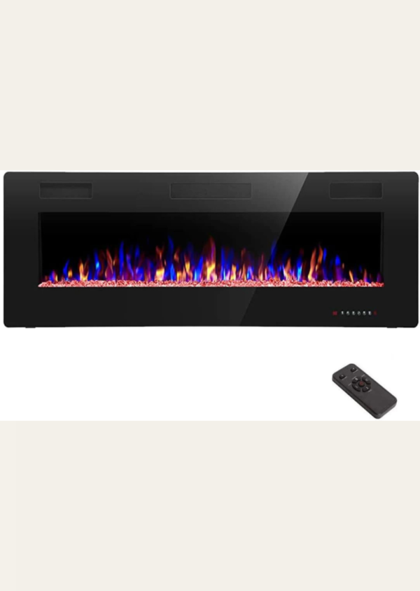 R.W.FLAME 50 Electric Fireplace Recessed