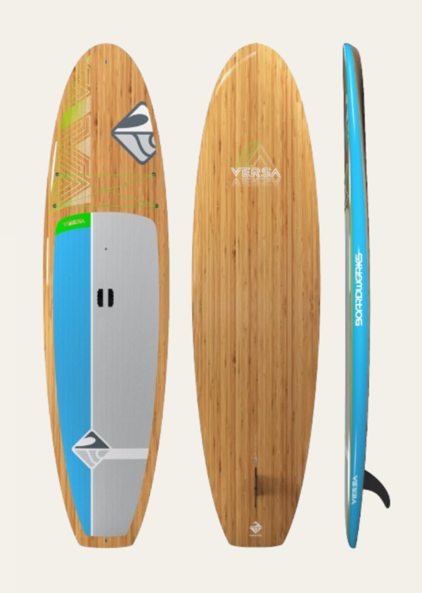 Boardworks Versa Paddleboard 10'6 Bamboo/Blue